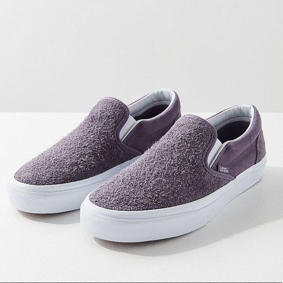 hairy suede vans